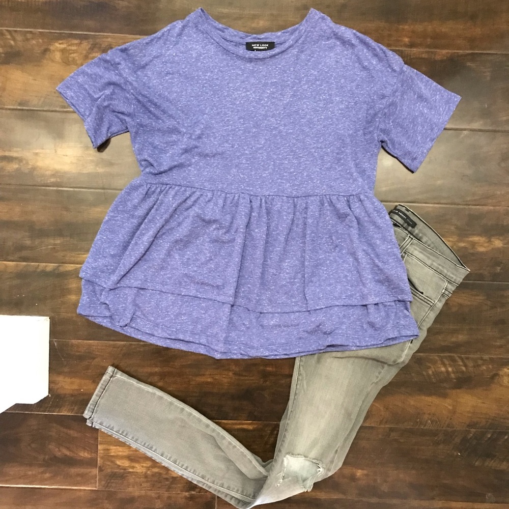 ASOS maternity peplum top